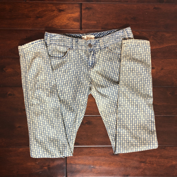 Free People Denim - Free People Diamond Print Jeans Size W26